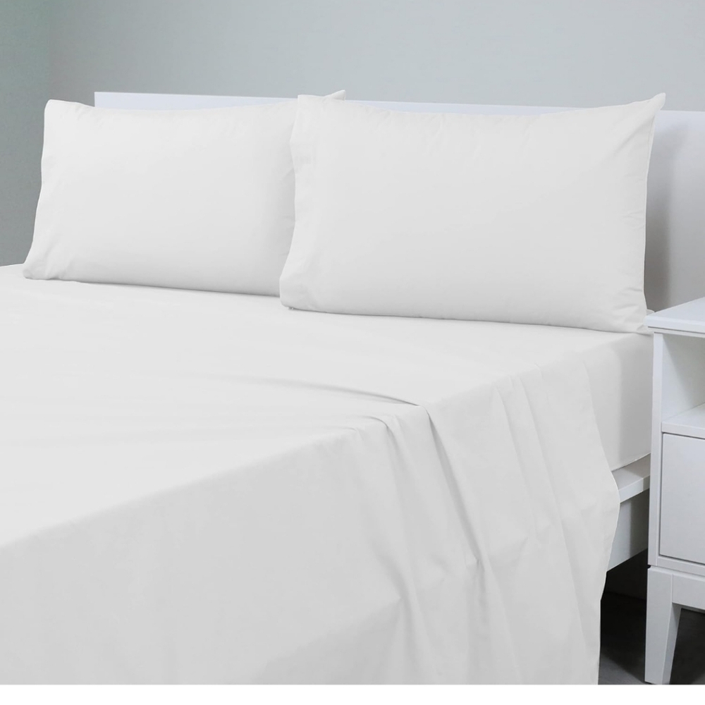 Martex Twin Sheet 3pc Set White 225 count